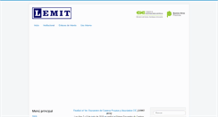 Desktop Screenshot of lemit.gov.ar